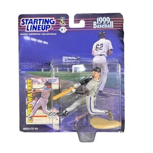 Vintage Colorado Rockies Figure Starting Lineup 1999 Larry Walker MLB Hasbro 90s